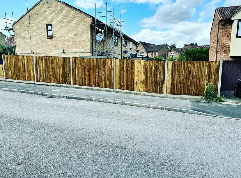 Garden fencing project completed in Haslemere